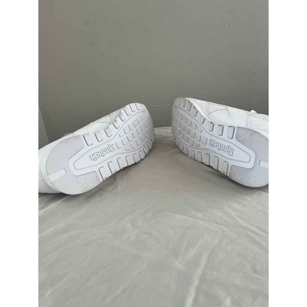 Reebok Classic Leather White Sneakers Men's Size 12 DV8291 Casual Shoes - Picture 5 of 6